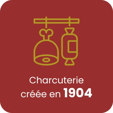 Charcuterie cr&eacute;&eacute;e en 1904