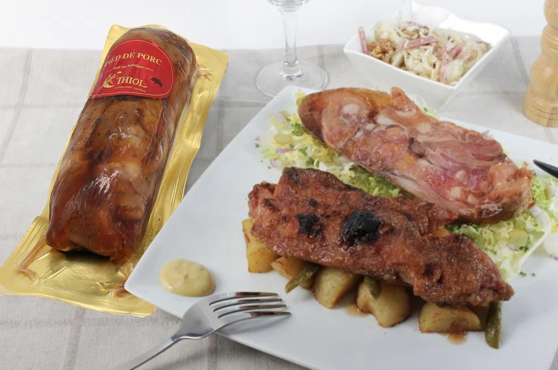 Pied de porc - sous-vide - pi&egrave;ce de 650 g env.