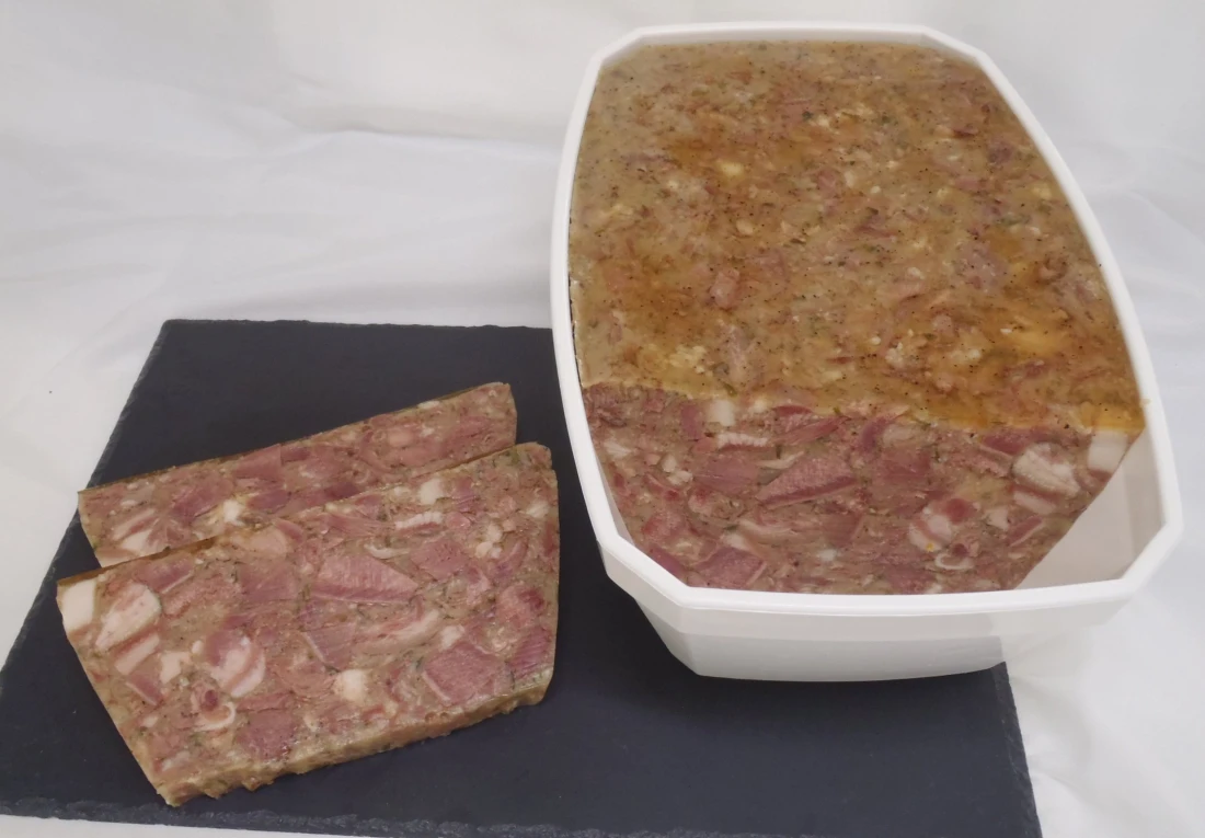 Persillade de tête de porc en gelée